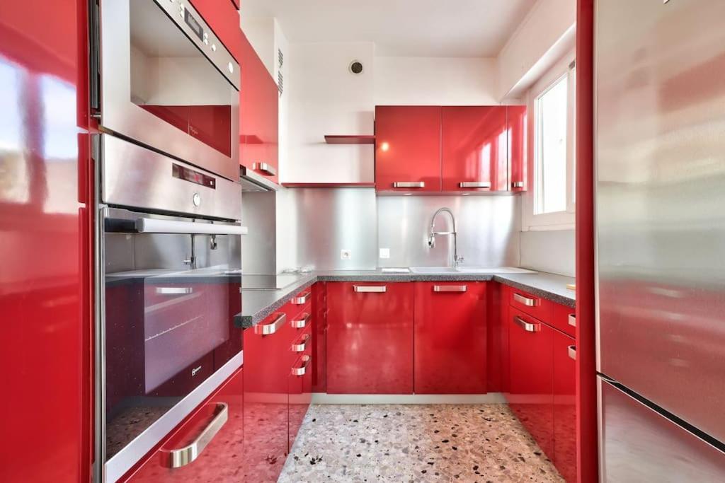 L29 Lenval Beach At 1Min Walk To Sea Front Ac Balcony Ница Екстериор снимка
